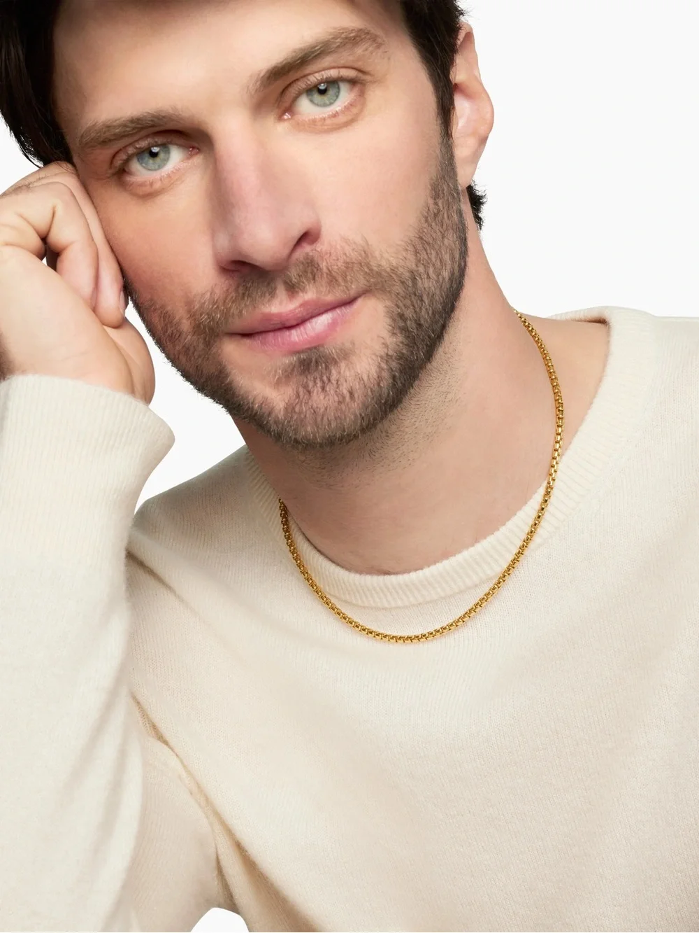 David Yurman Gold Box Chain Necklace -  Fashion Jewelry